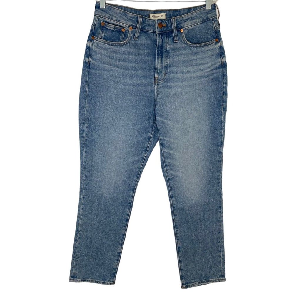 Madewell Curvy Perfect Vintage Fit Light Wash Jeans Size 29 Women's